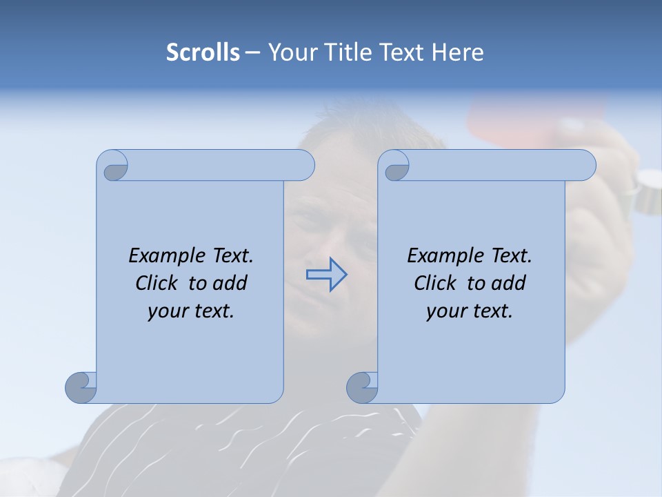 Caucasian Punishment Wrong PowerPoint Template