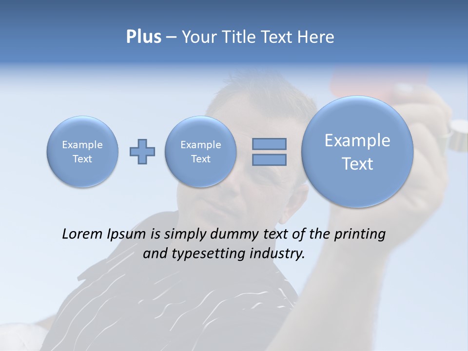 Caucasian Punishment Wrong PowerPoint Template