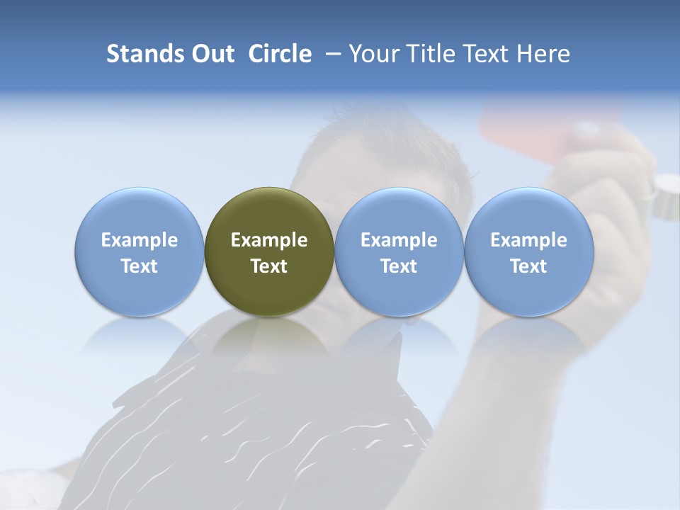 Caucasian Punishment Wrong PowerPoint Template