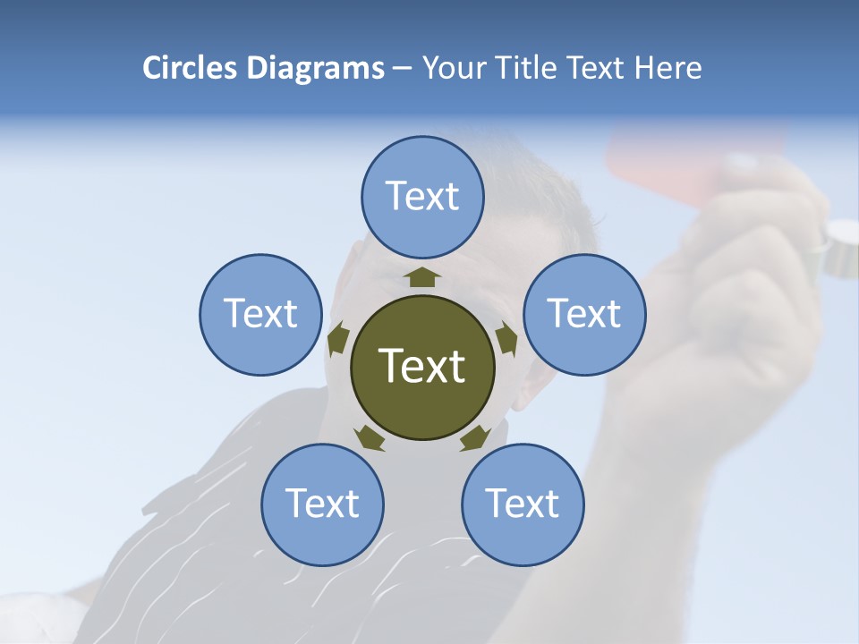 Caucasian Punishment Wrong PowerPoint Template