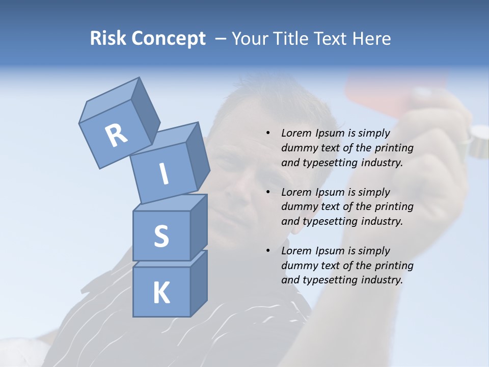 Caucasian Punishment Wrong PowerPoint Template
