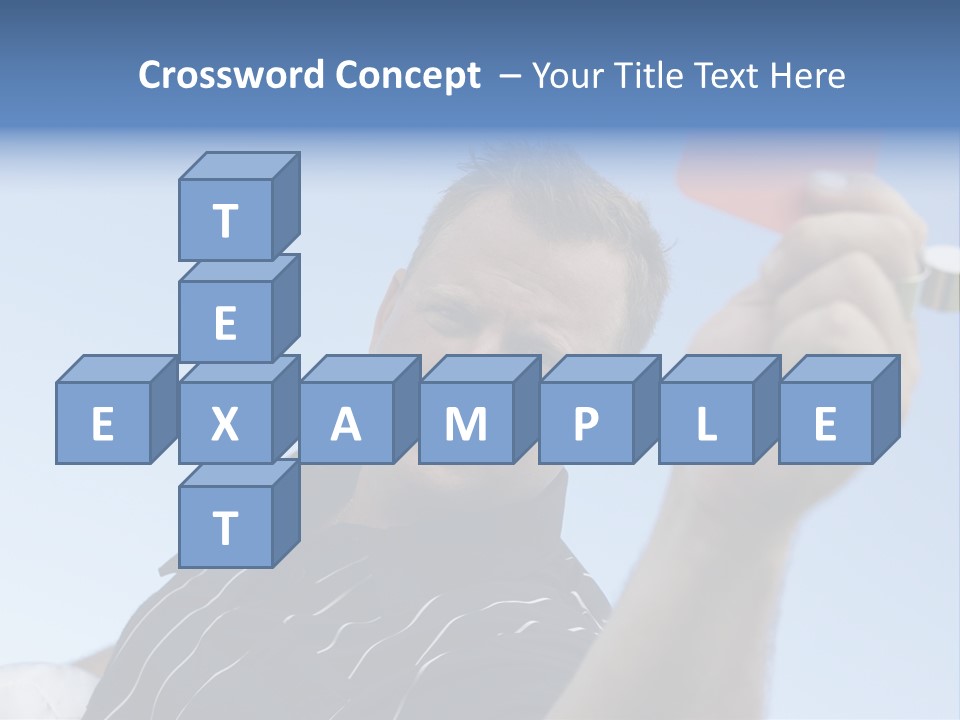Caucasian Punishment Wrong PowerPoint Template
