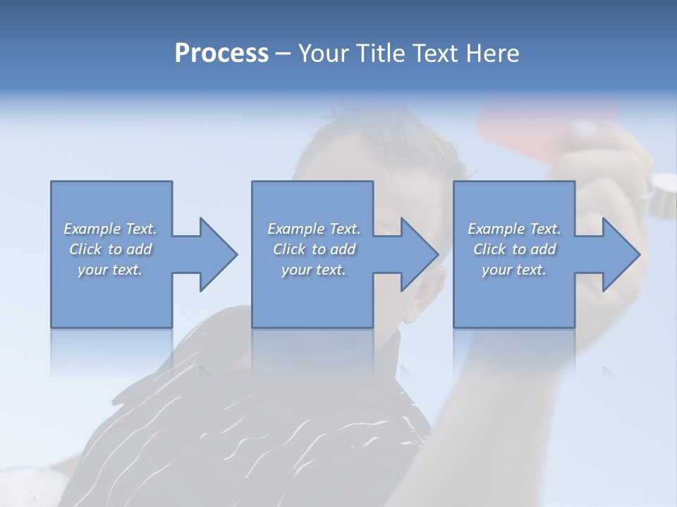 Caucasian Punishment Wrong PowerPoint Template
