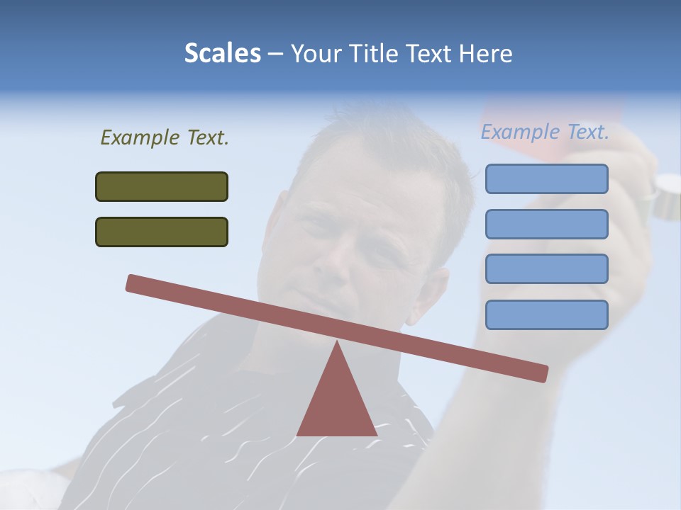 Caucasian Punishment Wrong PowerPoint Template