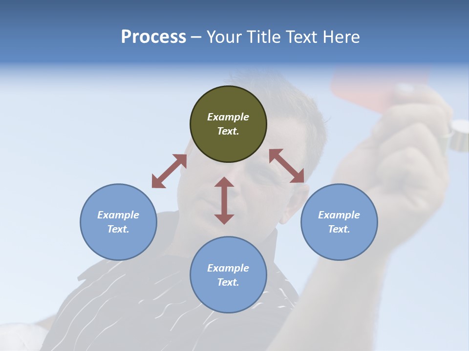 Caucasian Punishment Wrong PowerPoint Template