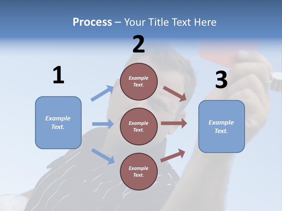 Caucasian Punishment Wrong PowerPoint Template