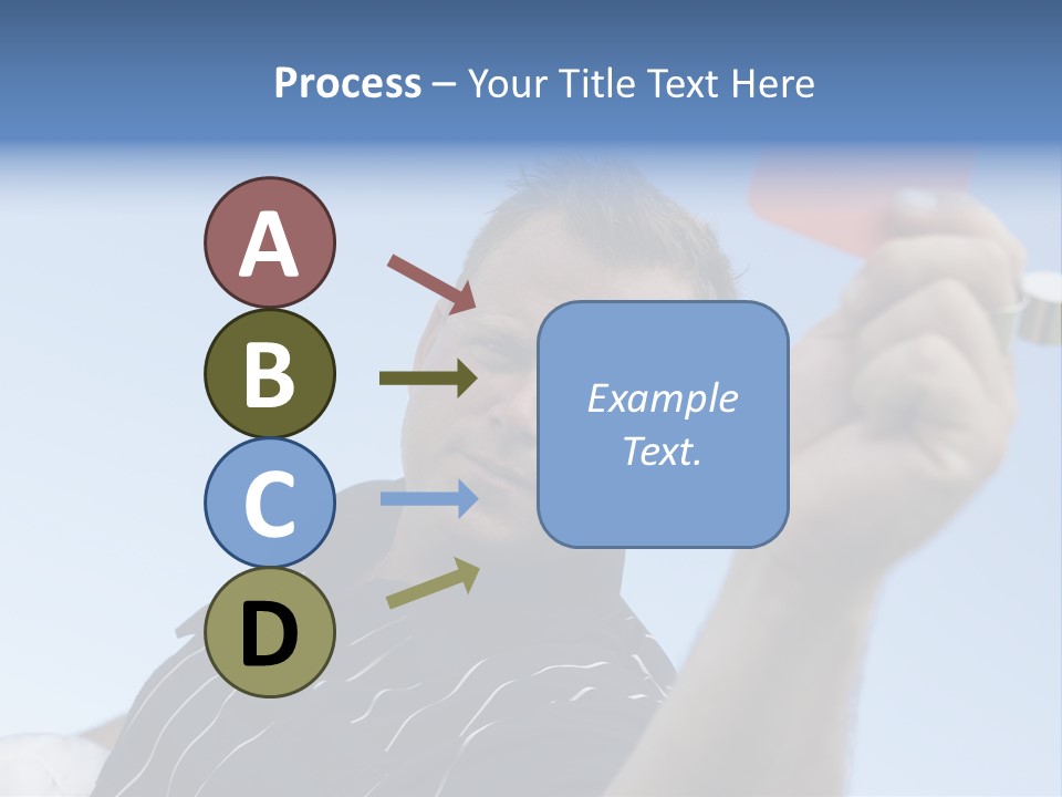 Caucasian Punishment Wrong PowerPoint Template