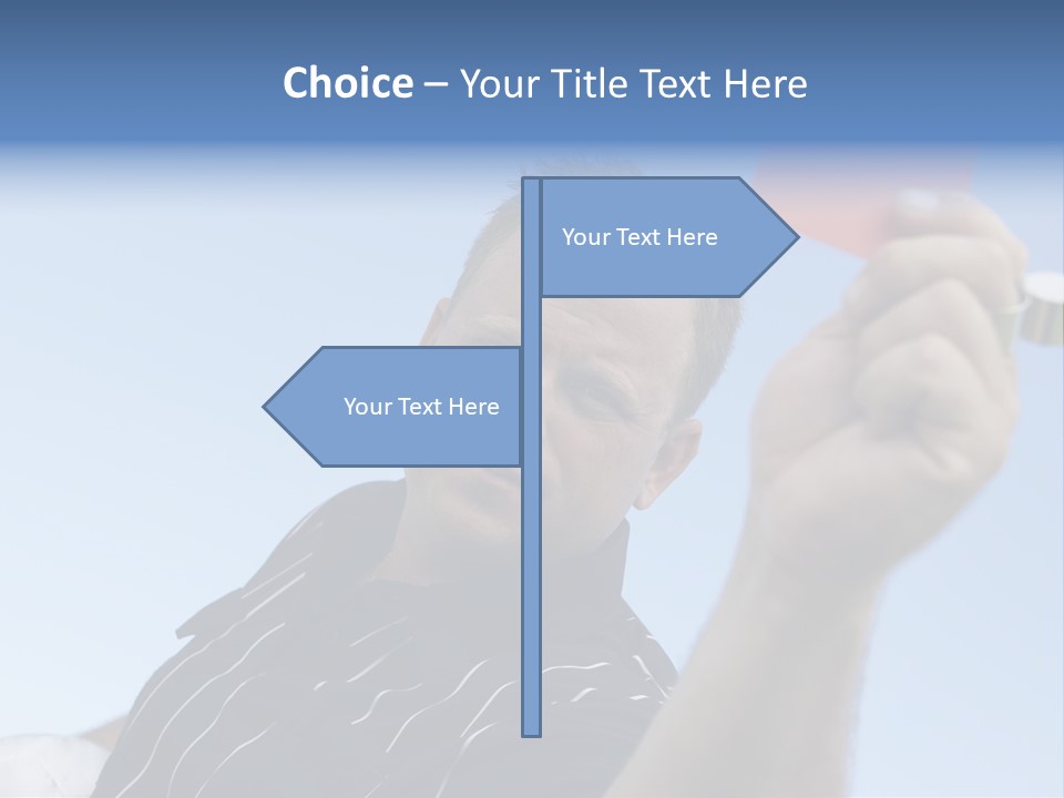 Caucasian Punishment Wrong PowerPoint Template