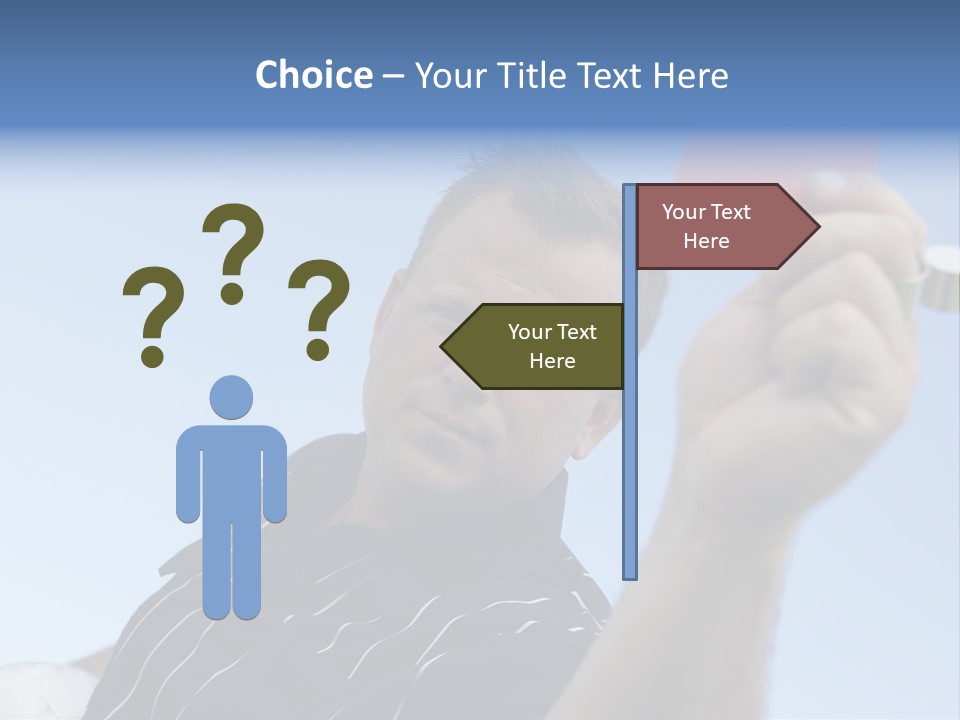 Caucasian Punishment Wrong PowerPoint Template