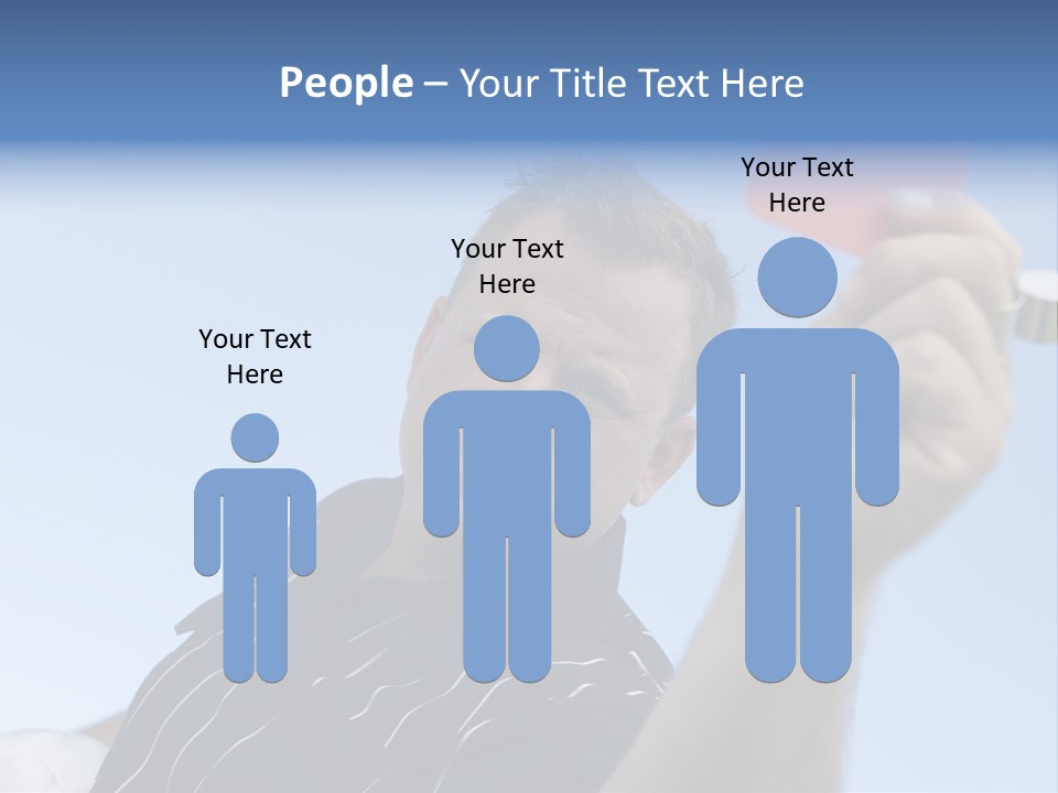 Caucasian Punishment Wrong PowerPoint Template