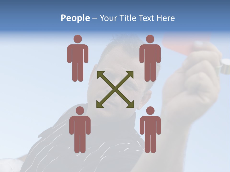 Caucasian Punishment Wrong PowerPoint Template