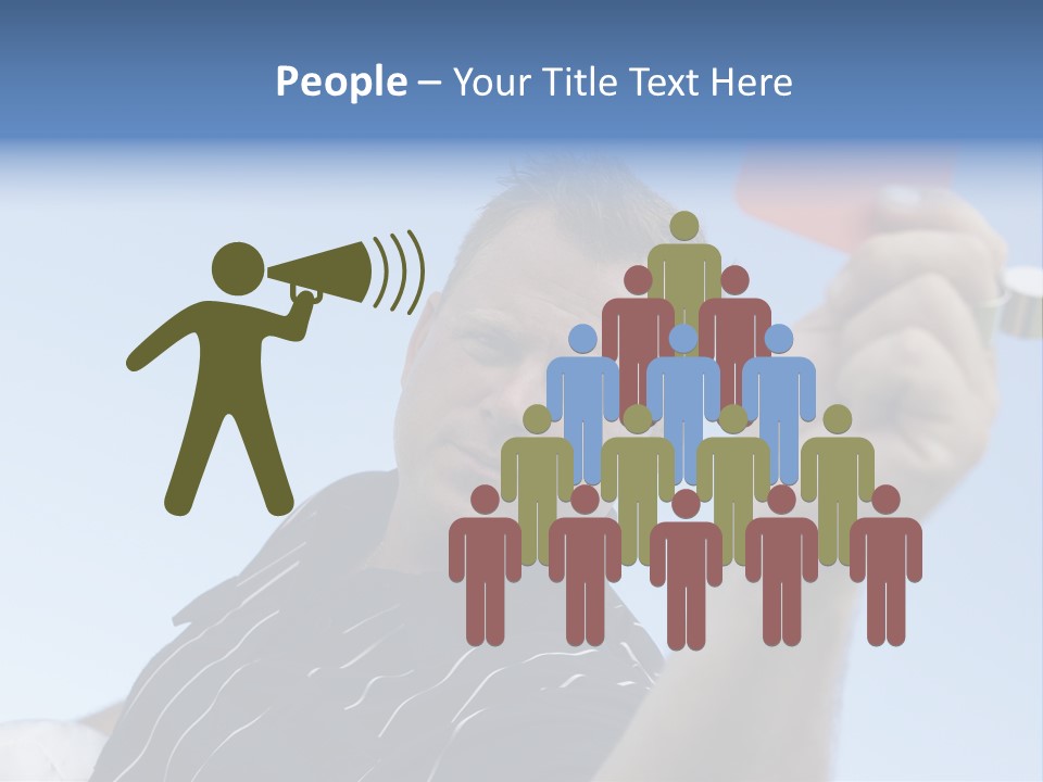 Caucasian Punishment Wrong PowerPoint Template