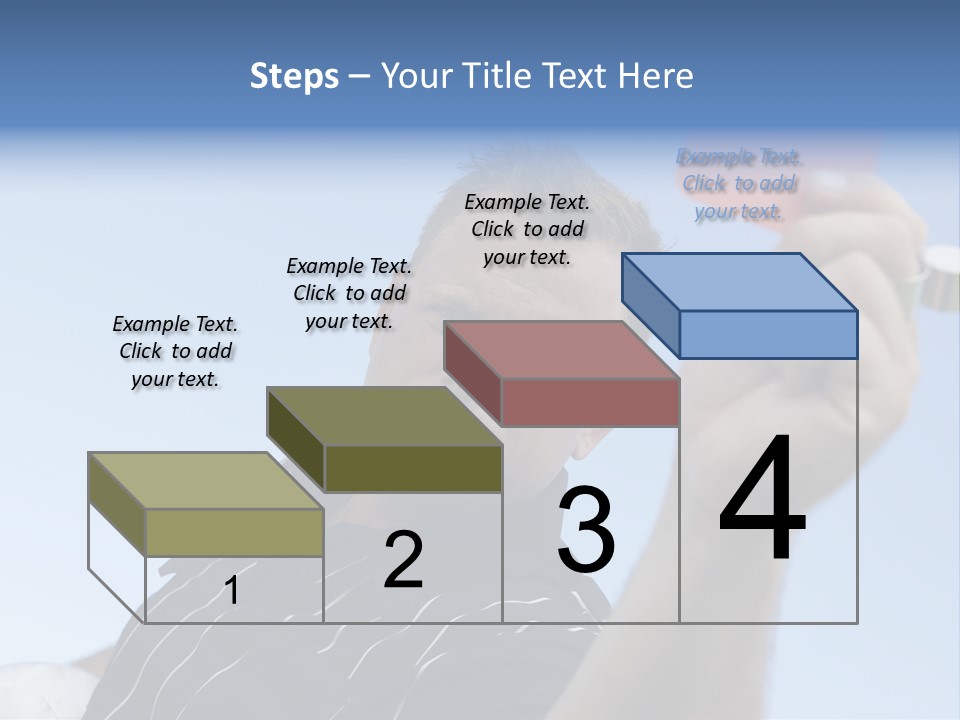 Caucasian Punishment Wrong PowerPoint Template