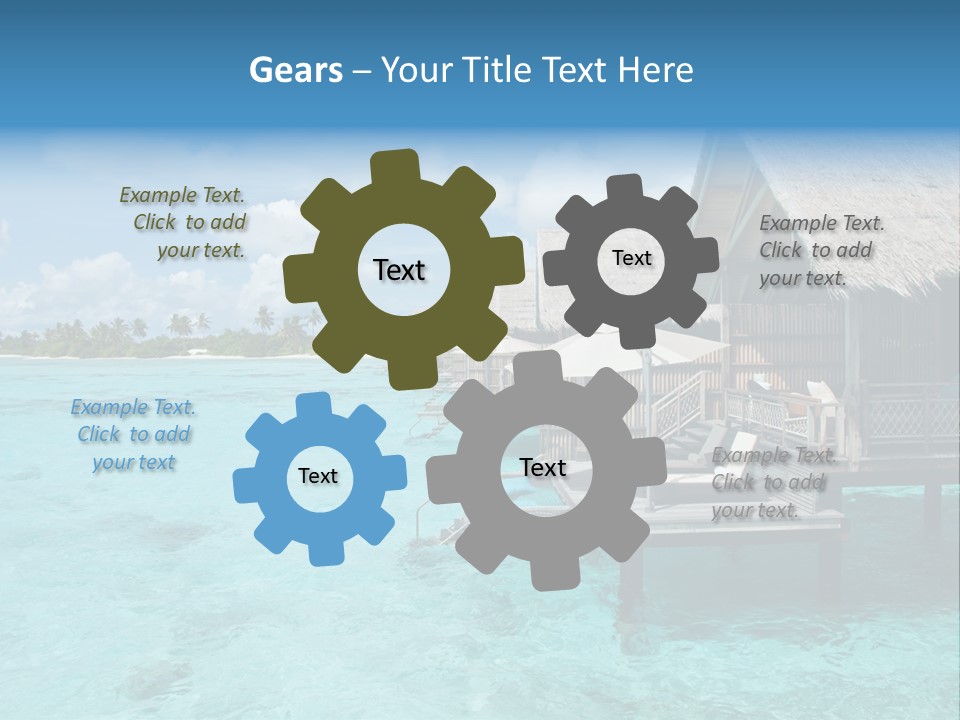 Destinations Water Swimming PowerPoint Template