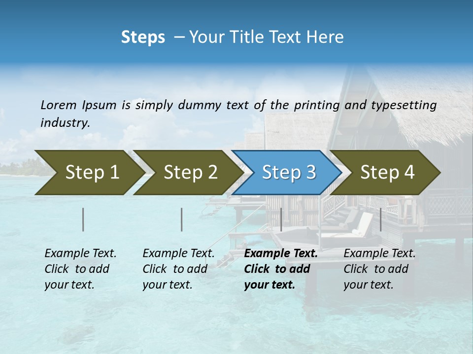 Destinations Water Swimming PowerPoint Template