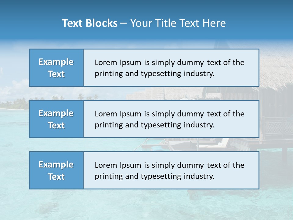 Destinations Water Swimming PowerPoint Template