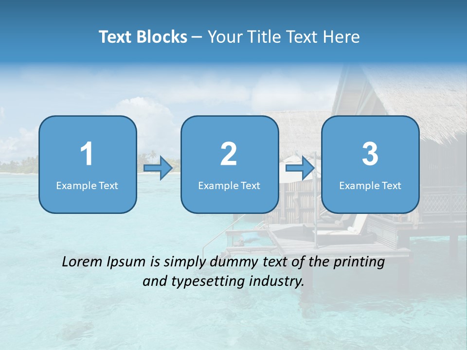 Destinations Water Swimming PowerPoint Template