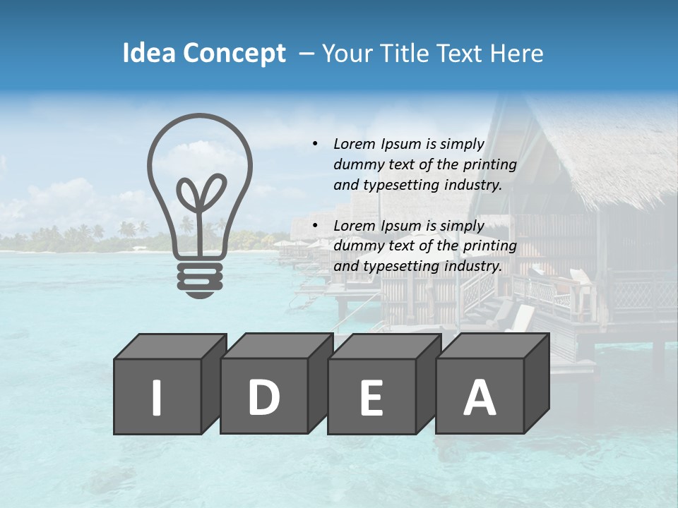 Destinations Water Swimming PowerPoint Template