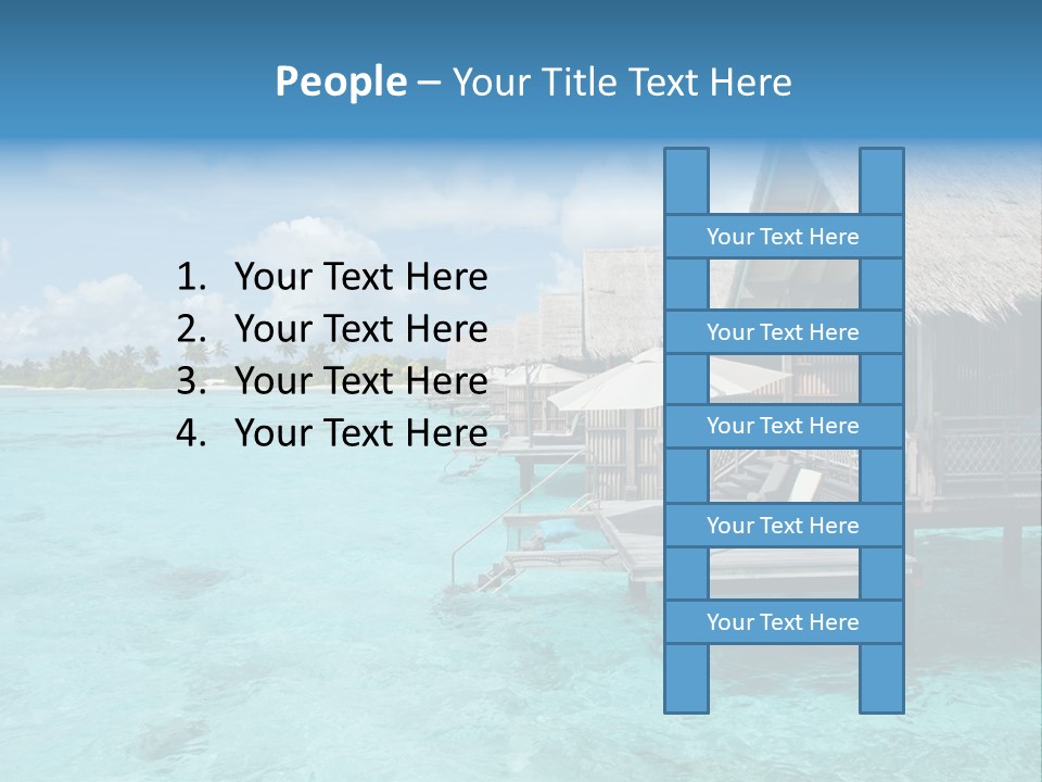 Destinations Water Swimming PowerPoint Template