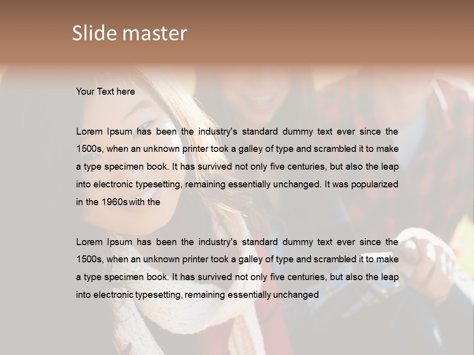 Laughter Young Teenage PowerPoint Template