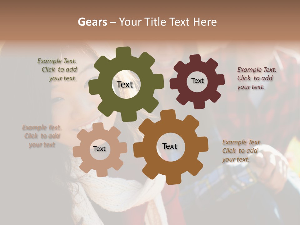 Laughter Young Teenage PowerPoint Template