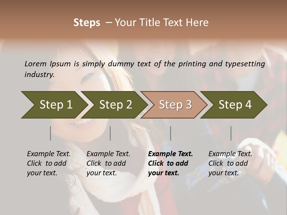 Laughter Young Teenage PowerPoint Template