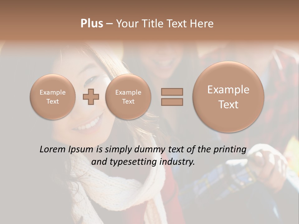 Laughter Young Teenage PowerPoint Template