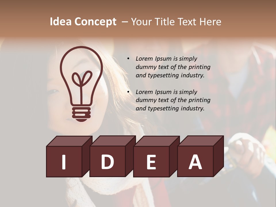 Laughter Young Teenage PowerPoint Template