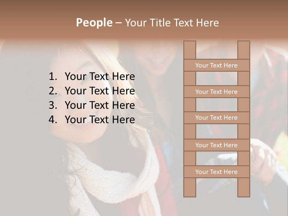 Laughter Young Teenage PowerPoint Template