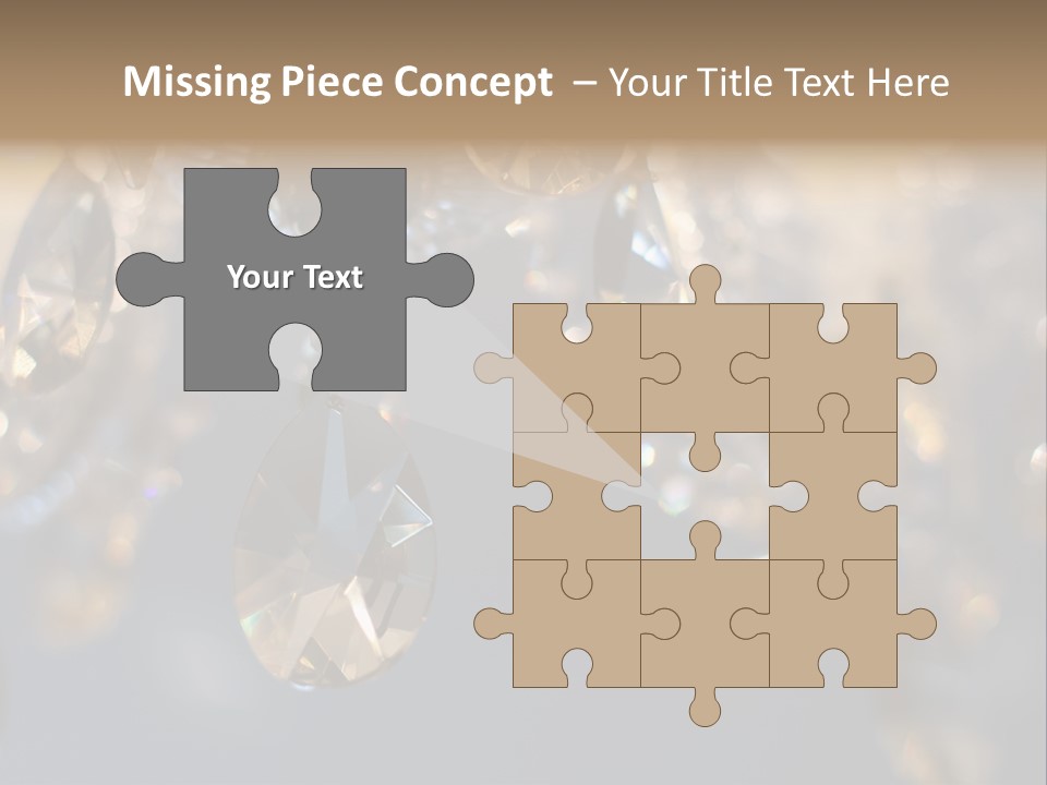 Chandelier Electricity Retro PowerPoint Template