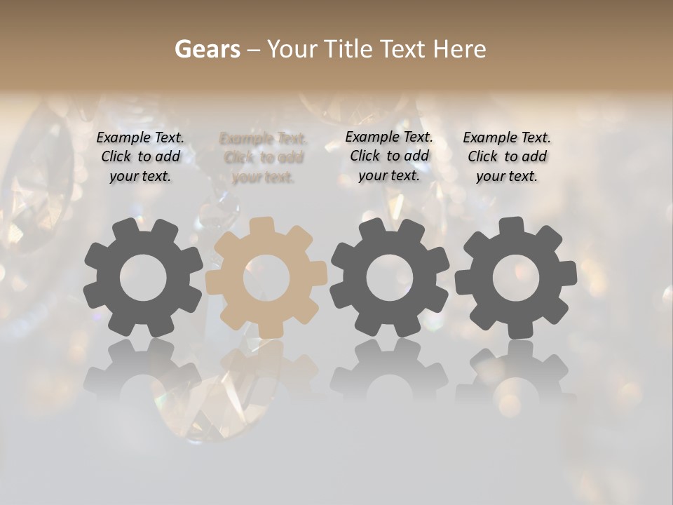 Chandelier Electricity Retro PowerPoint Template