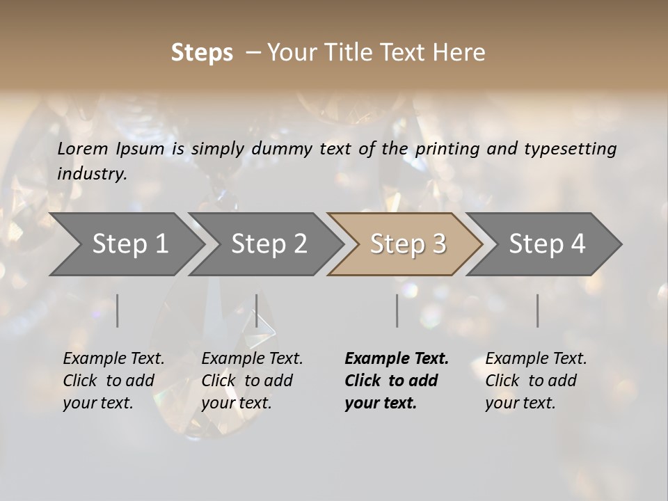 Chandelier Electricity Retro PowerPoint Template