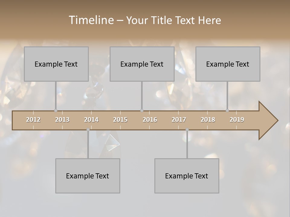 Chandelier Electricity Retro PowerPoint Template