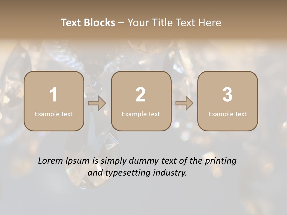 Chandelier Electricity Retro PowerPoint Template