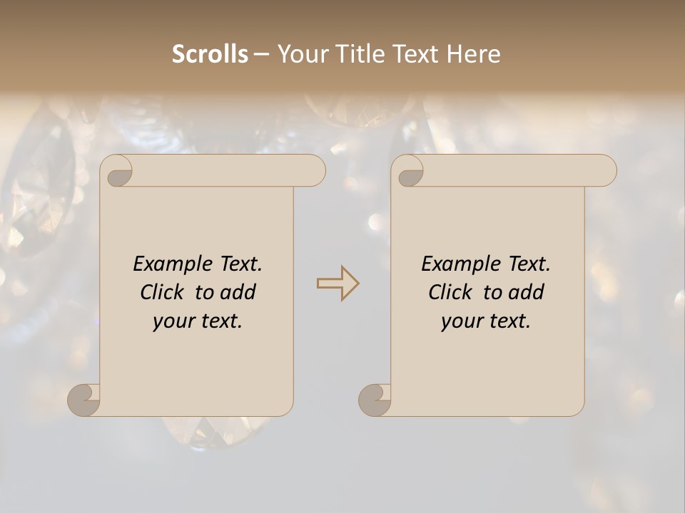Chandelier Electricity Retro PowerPoint Template