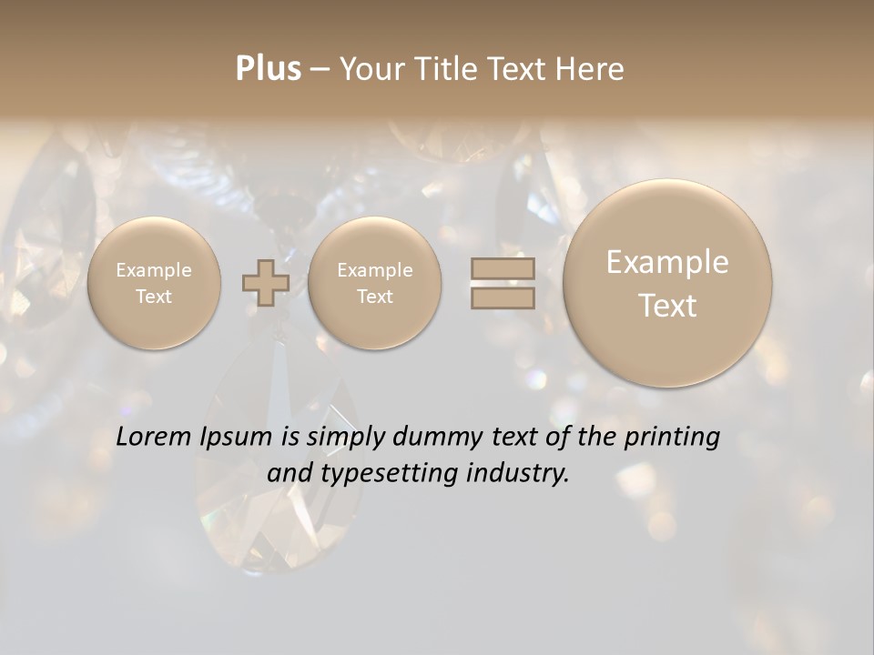 Chandelier Electricity Retro PowerPoint Template