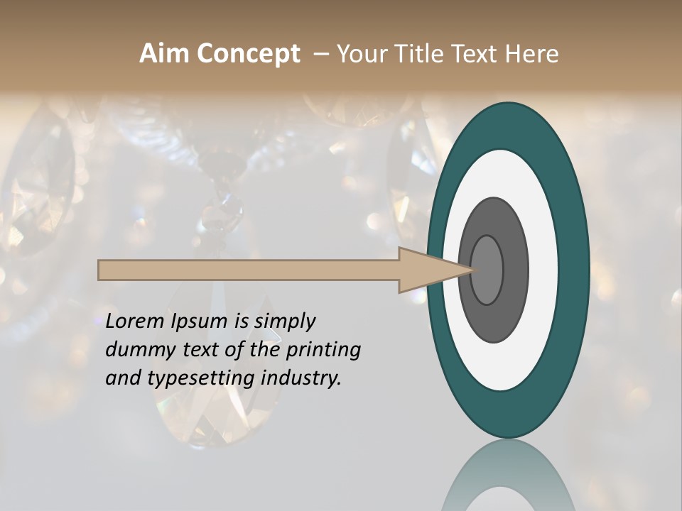 Chandelier Electricity Retro PowerPoint Template