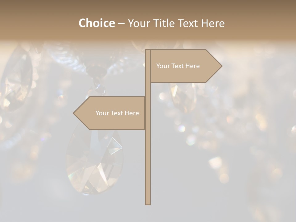 Chandelier Electricity Retro PowerPoint Template