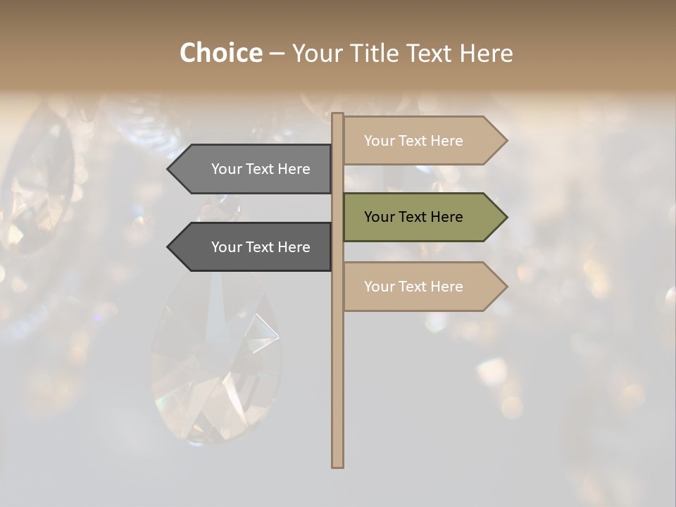 Chandelier Electricity Retro PowerPoint Template