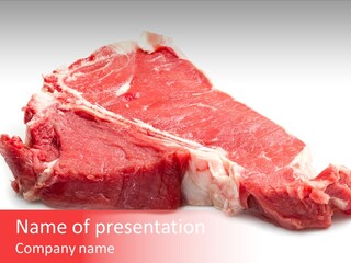 Delicious Green Steak PowerPoint Template