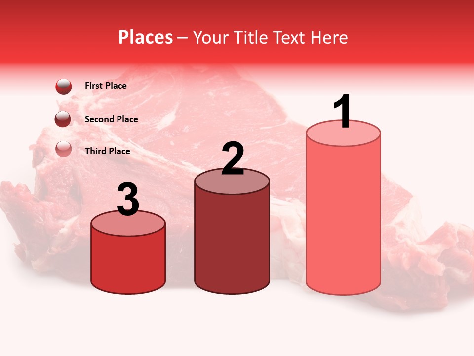 Delicious Green Steak PowerPoint Template