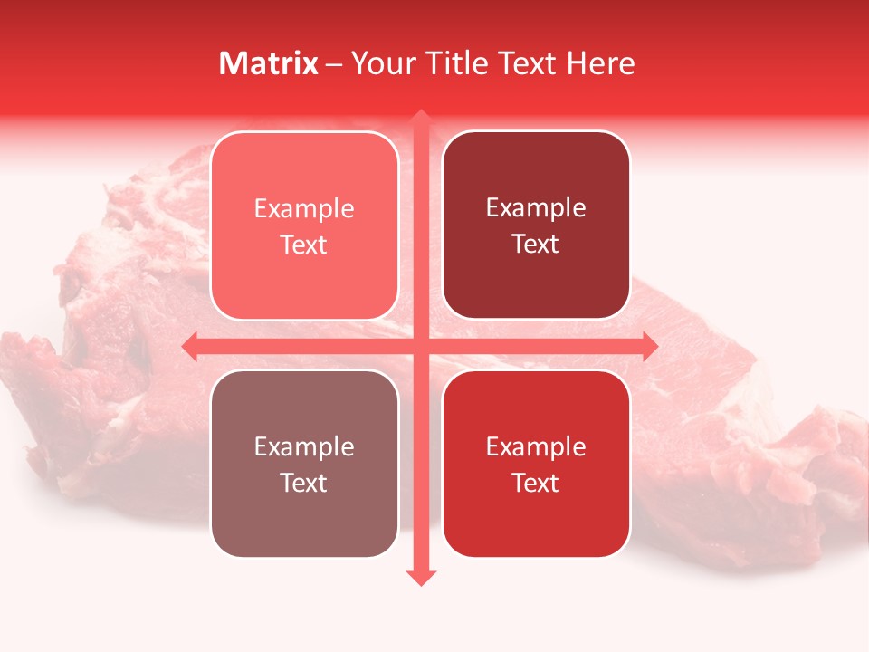 Delicious Green Steak PowerPoint Template