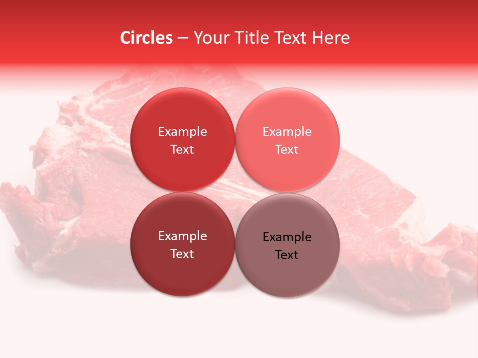 Delicious Green Steak PowerPoint Template