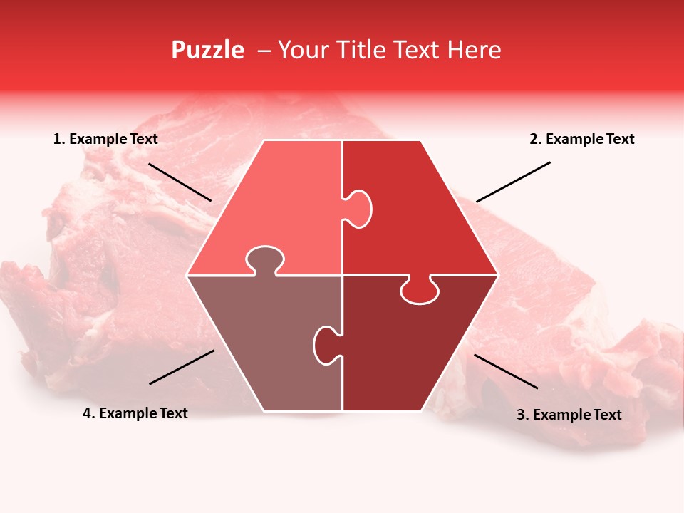 Delicious Green Steak PowerPoint Template