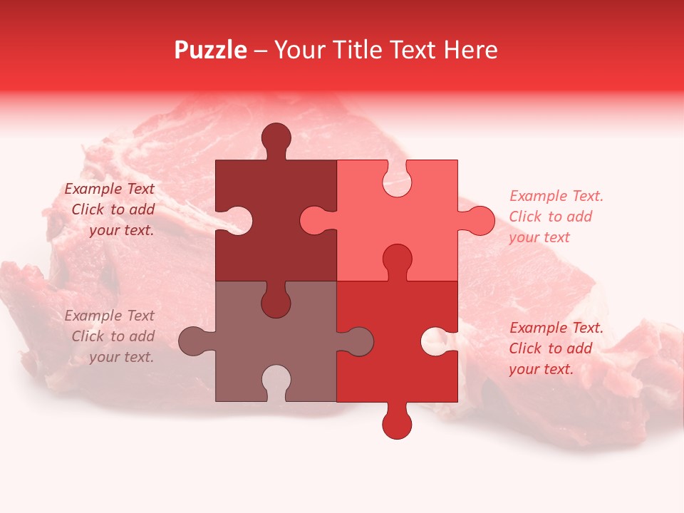 Delicious Green Steak PowerPoint Template