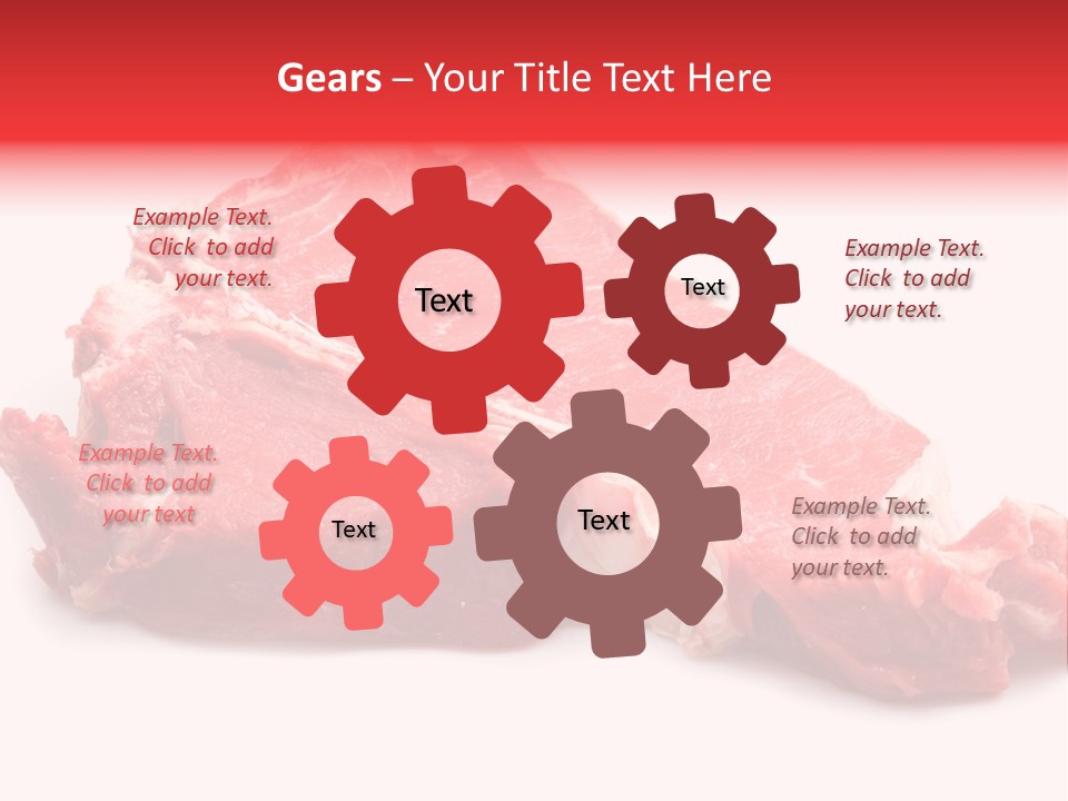 Delicious Green Steak PowerPoint Template