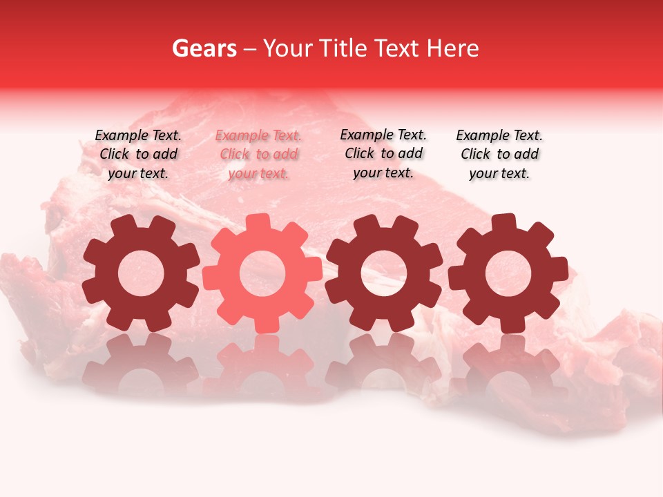 Delicious Green Steak PowerPoint Template