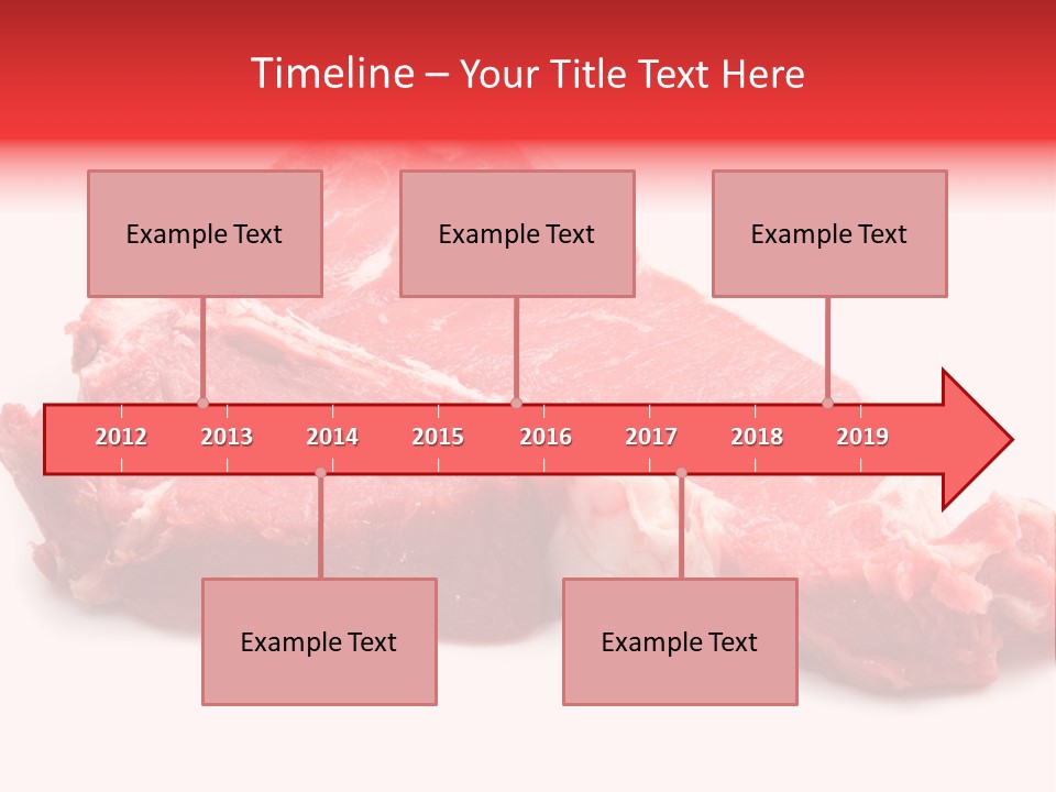 Delicious Green Steak PowerPoint Template