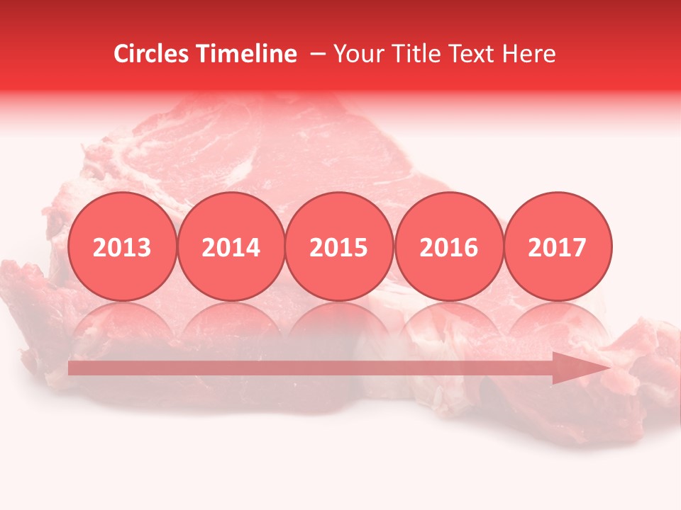 Delicious Green Steak PowerPoint Template