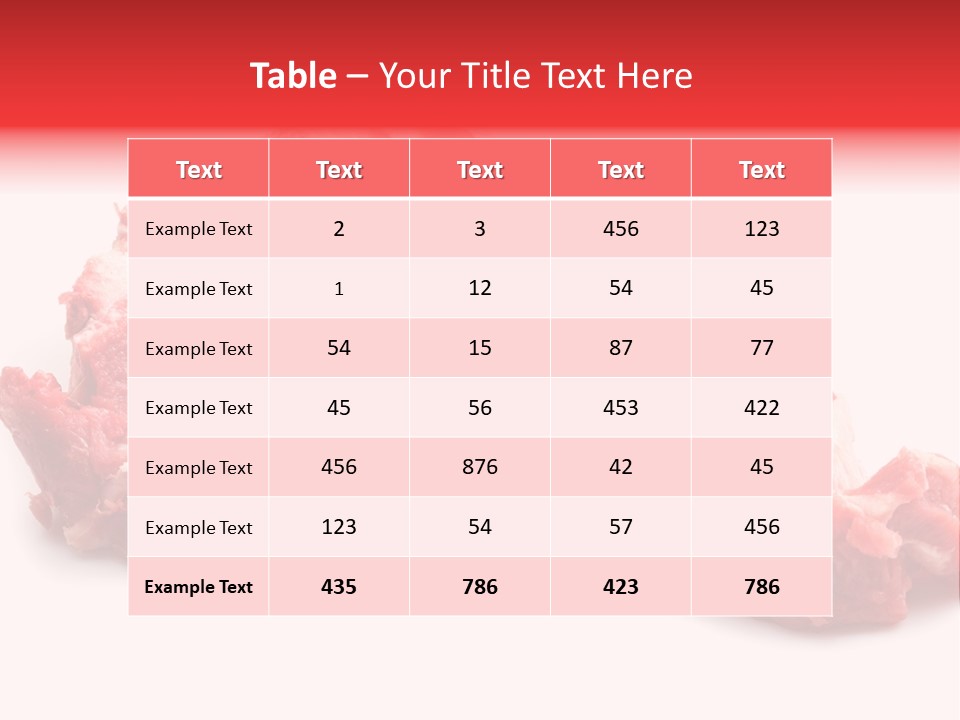 Delicious Green Steak PowerPoint Template